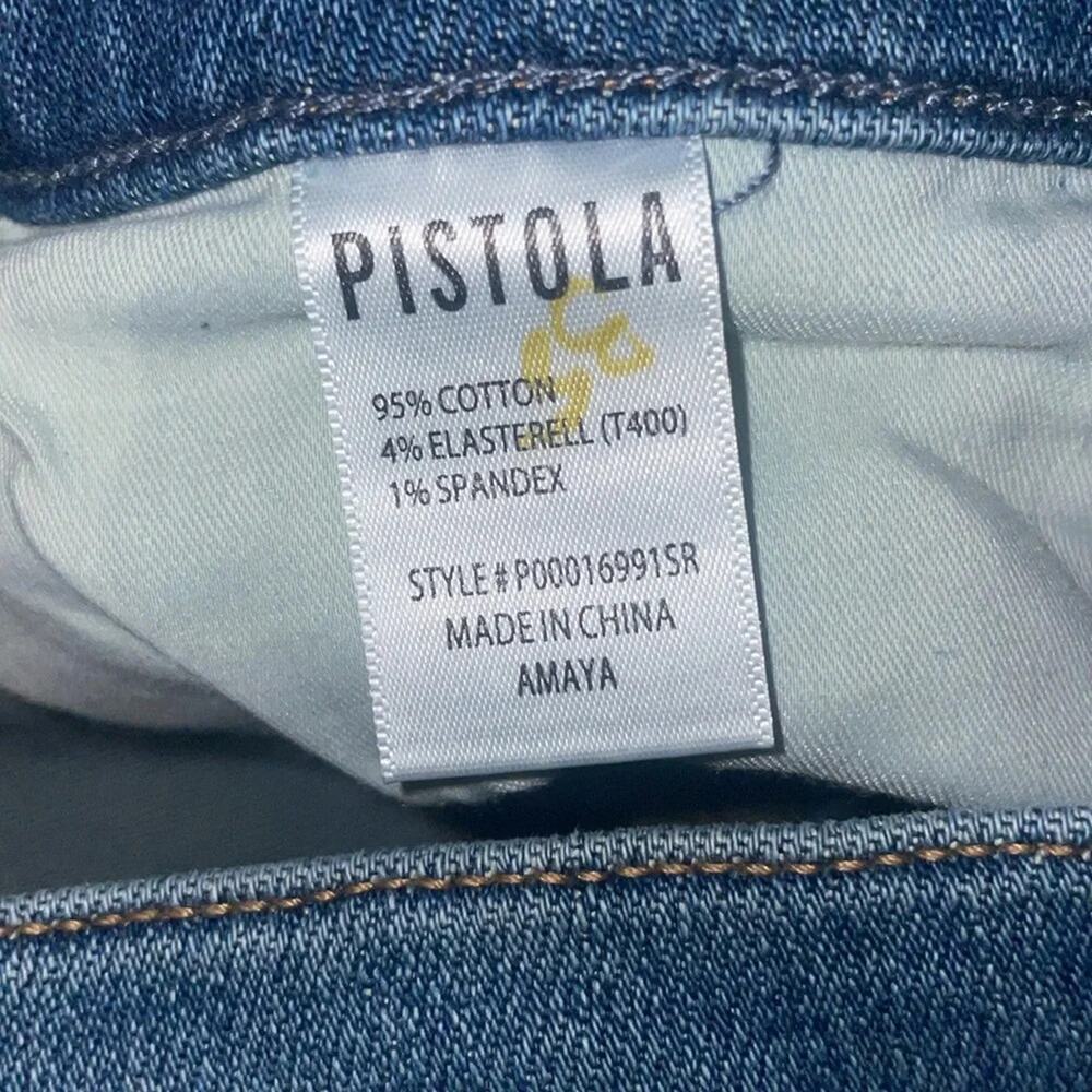 Pistola Women’s Size 31 Monroe Crop Jeans New NWT in Amaya Wash High Rise - Picture 7 of 10